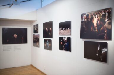 Grozny Nine Cities exhibition part of the First World WARM (War Art Reporting Memory) festival launch in Sarajevo on June 30, 2014. Prix-Bayeaux is the exhibition partner.