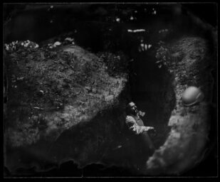 Evhen, callsign "Water", fighter of the 113th brigade. In the trenches on the northern border. May 23d. 
He has been fighting since 2013, before that he was an entrepreneur