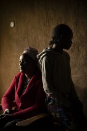 Edith Magomere Ingasiani and her daughter Blessings Iminza (9), at their home in Vihiga County, Kenya, August 30, 2025. Blessings was born in Saudi Arabia without a birth certificate. Photo by Kiana Hayeri (New York Times)